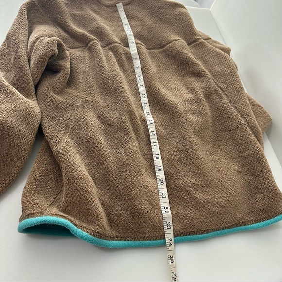 Patagonia Women’s Brown Teal Fleece Polartec Jacket Size Small - Picture 5 of 5